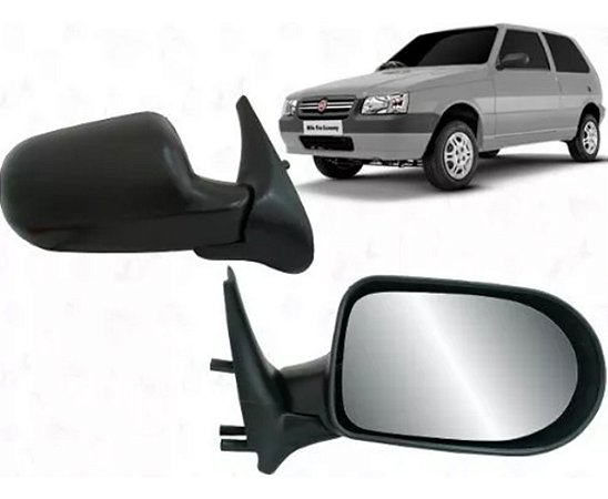 ESPELHO RETROVISOR UNO ECONOMY 09/15 09 10 11 12 13 14 15 2 PORTAS SEM CONTROLE LADO ESQUERDO (MOTORISTA) RX4503