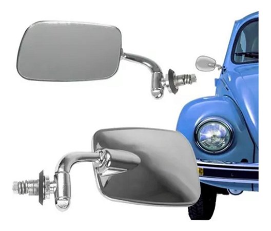 ESPELHO RETROVISOR FUSCA MEXICANO 78/96 78 79 80 81 82 83 84 85 86 87 88 89 90 91 92 93 94 95 96 CROMADO LADO DIREITO (PASSAGEIRO) RX6628