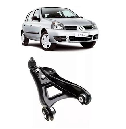 BANDEJA SUSPENSAO CLIO 01/16 DIANTEIRA INFERIOR PERFECT LADO ESQUERDO COM PIVO 01 02 03 04 05 06 07 08 09 10 11 12 13 14 15 16 AMD26812/BDJ5227