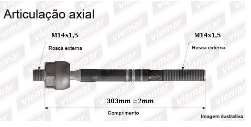 BARRA BRAÇO AXIAL FOX 03/22 GOL 09/23 POLO 02/06 VOYAGE 09/2024 02 03 04 05 06 07 08 09 10 11 12 13 14 15 16 17 18 19 20 21 22 23 24 6949999806023/AMD32871/680265