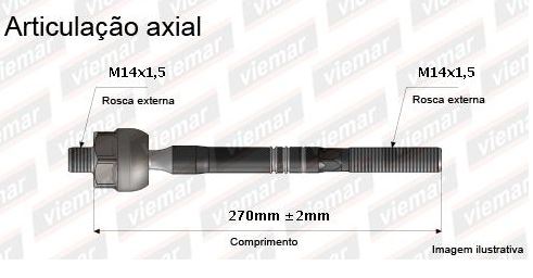 BARRA BRAÇO AXIAL PALIO 01/16 STRADA 99/2020 IDEA 06/2016 TEMPRA 94/99 BORTEC 99 00 01 02 03 04 05 06 07 08 09 10 11 12 13 14 15 16 17 18 19 20 680022/BA8022