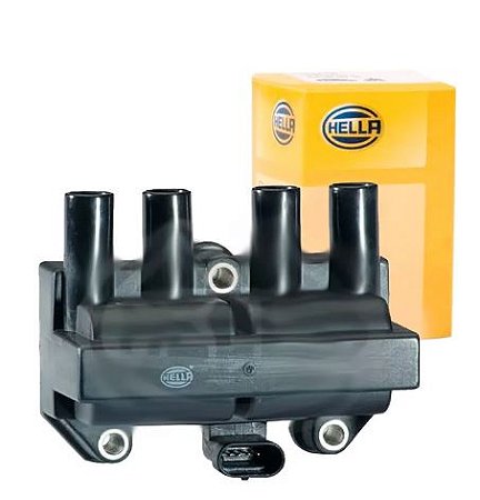 BOBINA IGNIÇAO CORSA 98/15 4 TERMINAIS HELLA 98 99 00 01 02 03 04 05 06 07 08 09 10 11 12 13 14 15 BO027/HBI0013
