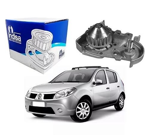 BOMBA AGUA SANDERO 1.6 8V 08/18 08 09 10 11 12 13 14 15 16 17 18 702002