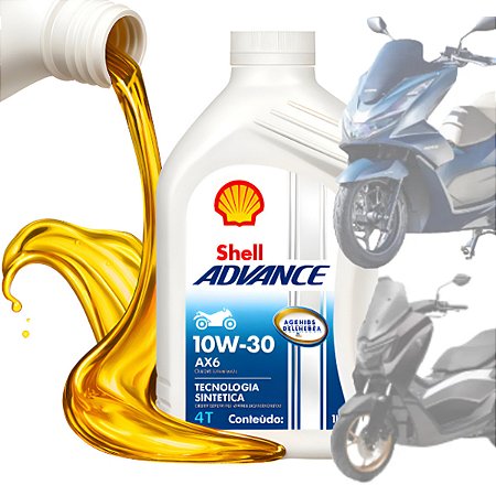 OLEO MOTOR 10W30 4T MOTO SHELL SEMI. 44773905