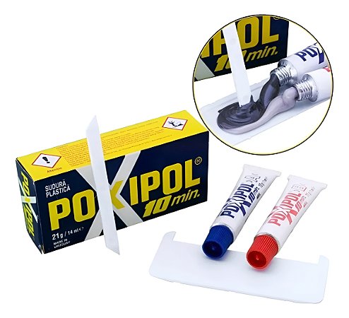 POXIPOL 21G ADESIVO EPOXI LIQUIDO 10 MIM "AZUL"* 489
