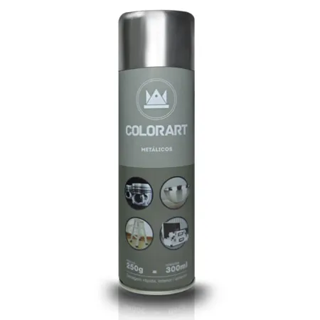 SPRAY COLORART CROMADO 250G 188