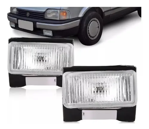 FAROL AUXILIAR MILHA NEBLINA APOLLO/VER 87/92 87 88 89 90 91 92 COM SUPORTE LADO ESQUERDO MOTORISTA FW18LADO ESQUERDO MOTORISTA