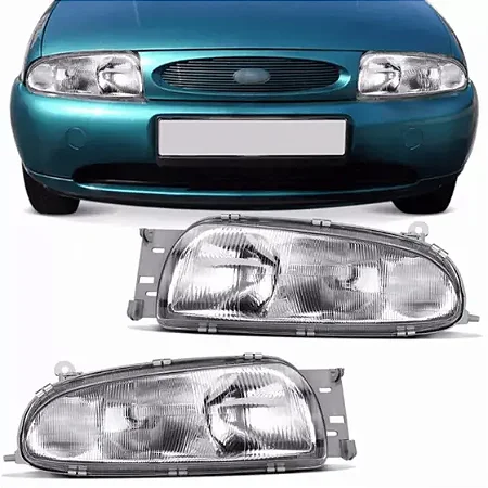 FAROL FIESTA 96/99 96 97 98 99 PISCA BRANCO LADO ESQUERDO MOTORISTA VIC786I