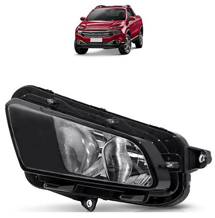 FAROL TORO 16/20 16 17 18 19 20 MASCARA NEGRA LADO DIREITO PASSAGEIRO ZN6160008