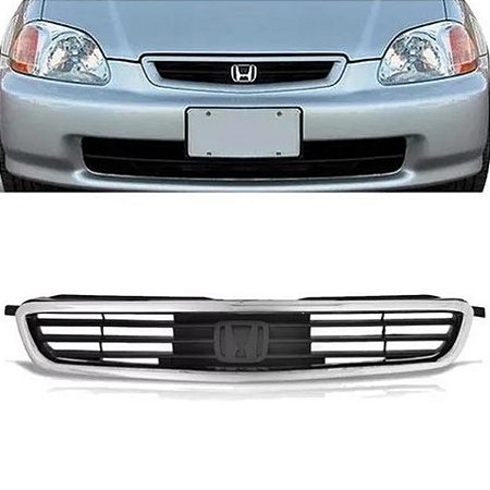 GRADE CIVIC 96/98 96 97 98 COM MOLDURA CROMADO 22133..