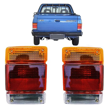 LANTERNA TRASEIRA CHEVY 500 83/93 83 84 85 86 87 88 89 90 91 92 93 TRICOLOR LADO ESQUERDO MOTORISTA JCV152712