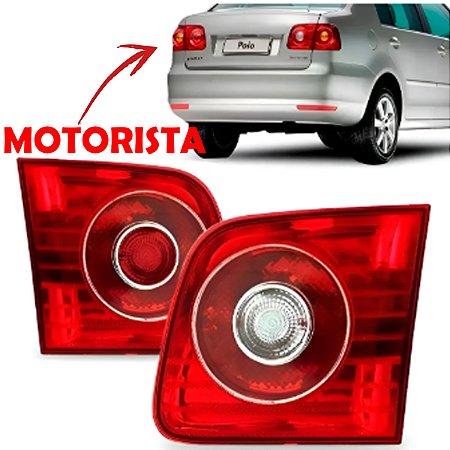 LANTERNA TRASEIRA POLO SEDAN 10/12 10 11 12 BICOLOR TAMPA LADO ESQUERDO MOTORISTA ZN14141005