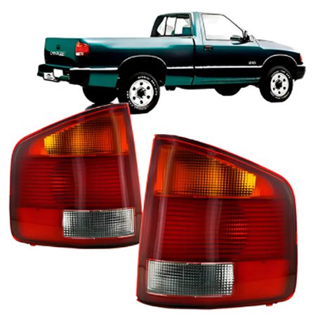 LANTERNA TRASEIRA S10 95/00 95 96 97 98 99 00 TRICOLOR LADO ESQUERDO MOTORISTA JCV151912