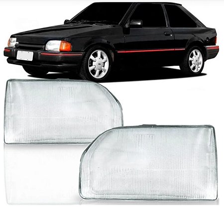 LENTE FAROL ESCORT 87/92 87 88 89 90 91 92 HOBBY LADO ESQUERDO MOTORISTA