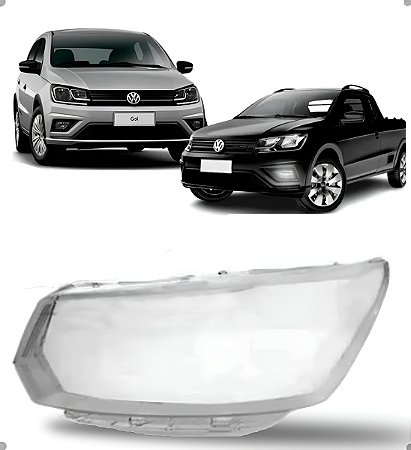 LENTE FAROL GOL G7 16/22 16 17 18 19 20 21 22 LADO DIREITO PASSAGEIRO