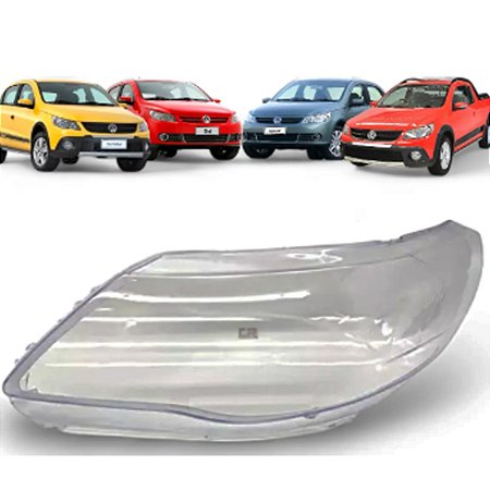 LENTE FAROL GOL SAVEIRO VOYAGE G5 09/14 09 10 11 12 13 14 LADO ESQUERDO MOTORISTA