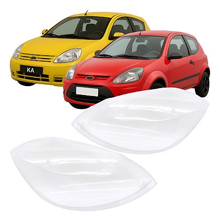 LENTE FAROL KA 08/14 08 09 10 11 12 13 14 LADO ESQUERDO MOTORISTA