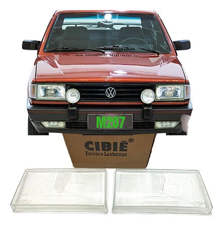 LENTE FAROL PARATI/SAVEIRO 87/90 87 88 89 90 CIBIE LADO ESQUERDO MOTORISTA