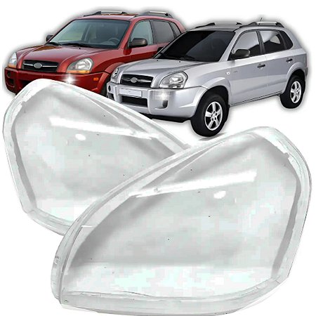 LENTE FAROL TUCSON 05/16 05 06 07 08 09 10 11 12 13 14 15 16 LADO ESQUERDO MOTORISTA