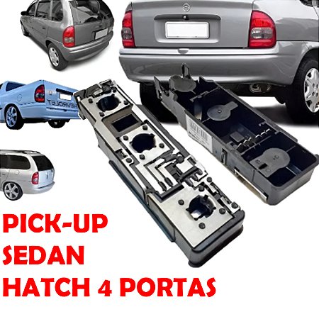 SOQUETE CIRCUITO LANTERNA TRASEIRA CORSA SEDAN/PICKUP/HATCH 4P 00/08 00 01 02 03 04 05 06 07 08 LADO ESQUERDO MOTORISTA