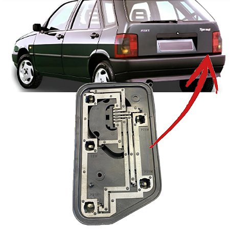 SOQUETE CIRCUITO LANTERNA TRASEIRA TIPO 93/97 93 94 95 96 97 LADO DIREITO PASSAGEIRO