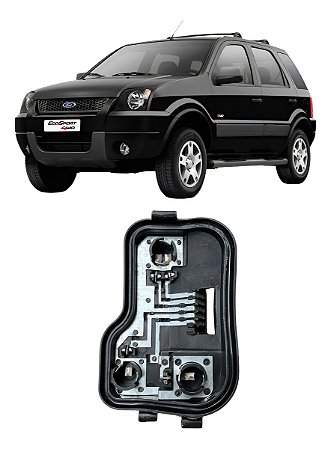 SOQUETE CIRCUITO LANTERNA TRASEIRA ECOSPORT 03/07 03 04 05 06 07 LADO ESQUERDO MOTORISTA