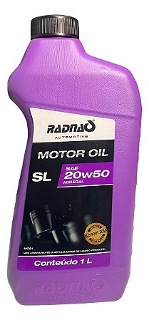 OLEO MOTOR 20W50 "RADNAQ" 1LT MO20W50.