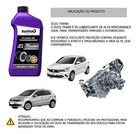 OLEO CAMBIO 75W80 RADNAQ 1lt 846..