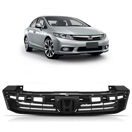 GRADE CIVIC 12/14 12 13 14 PRETO LISO ORIGINAL HONDA
