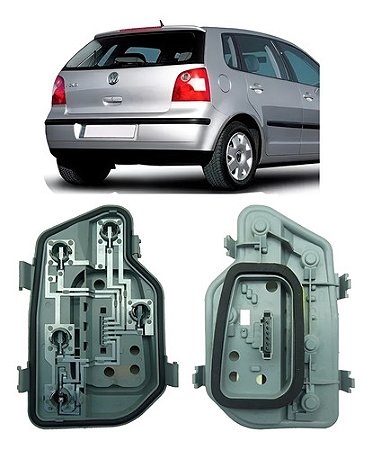 SOQUETE CIRCUITO LANTERNA TRASEIRA POLO 03/06 HATCH 03 04 05 06 LADO DIREITO PASSAGEIRO