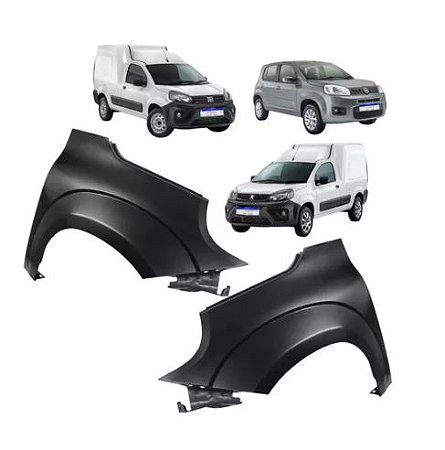 PARALAMA UNO FIORINO 16/23 16 17 18 19 20 21 22 23 LADO ESQUERDO (MOTORISTA) 006727