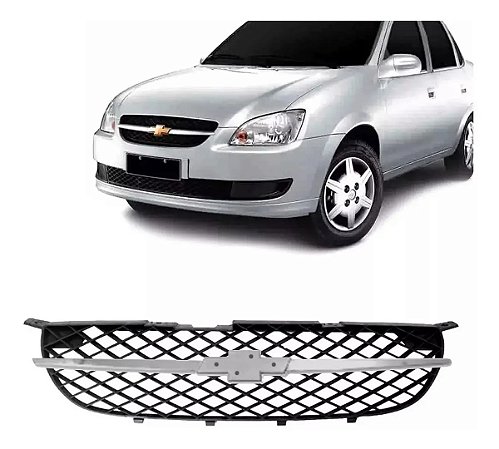 GRADE CORSA CLASSIC 12/18 PRETO COM FRISO CROMADO 12 13 14 15 16 17 18 RX12089