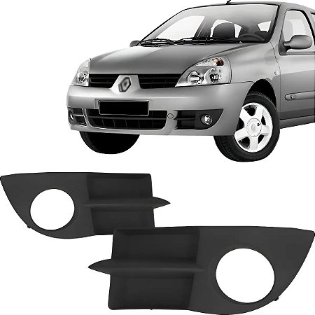 GRADE PARACHOQUE CLIO 06/12 06 07 08 09 10 11 12 COM FURO LADO DIREITO (PASSAGEIRO) 18408