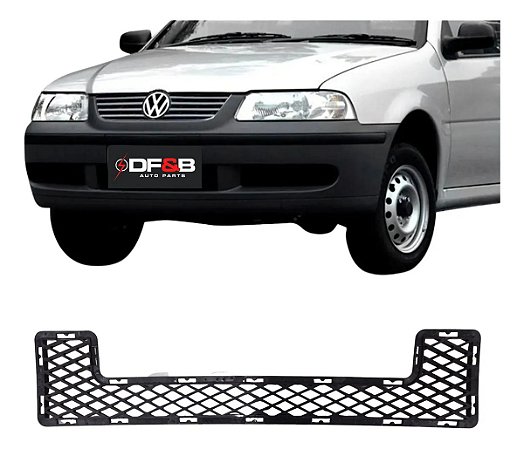 GRADE PARACHOQUE GOL G3 99/04 99 00 01 02 03 04 PRETO CENTRAL FASE 1 RX10025