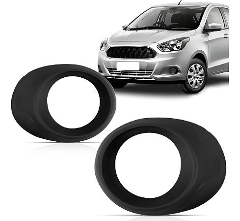 GRADE PARACHOQUE KA 15/18 15 16 17 18 COM FURO PRETO LADO ESQUERDO (MOTORISTA) 25871