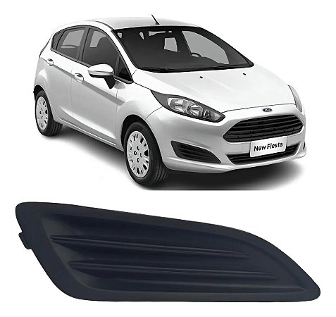 GRADE PARACHOQUE NEW FIESTA 13 14 15 16 17 18 19 SEM MILHA FURO AUXILIAR LADO DIREITO (PASSAGEIRO) RX11078