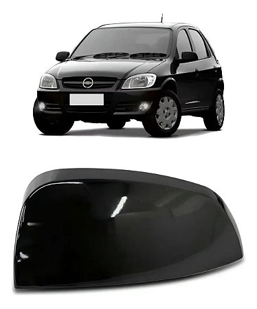 CAPA ESPELHO RETROVISOR CELTA MERIVA 06/12 06 07 08 09 10 11 12 BLACK PIANO LADO DIREITO PASSAGEIRO 6362