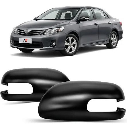 CAPA ESPELHO RETROVISOR COROLLA 08/13 08 09 10 11 12 13 COM SETA LADO DIREITO PASSAGEIRO 6650