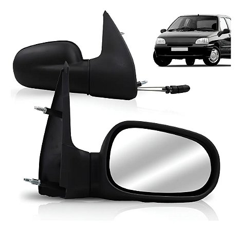 ESPELHO RETROVISOR CLIO 94/99 94 95 96 97 98 99 COM CONTROLE LADO DIREITO PASSAGEIRO 166441.0