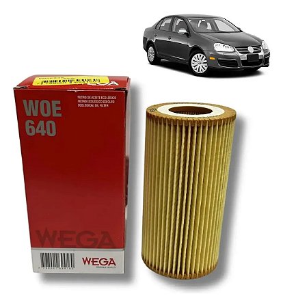 FILTRO ÓLEO PASSAT JETTA AUDI A1 A3 1.0 12V FLEX 14/ WOE640