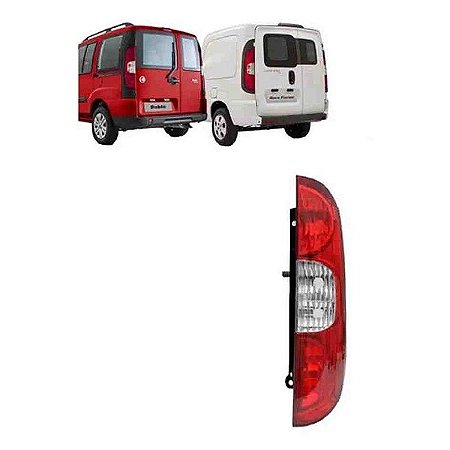 LANTERNA TRASEIRA FIORINO 14 DOBLO 10 RUBI LADO DIREITO PASSAGEIRO JCV258822