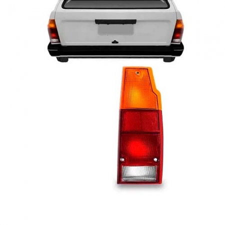 LANTERNA TRASEIRA PARATI SAVEIRO 83/97 83 84 85 86 87 88 89 90 91 92 93 94 95 96 97 TRICOLOR LADO ESQUERDO MOTORISTA JCV104512/MP0101CR