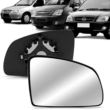 LENTE ESPELHO RETROVISOR CELTA MERIVA PRISMA 06/14 06 07 08 09 10 11 12 13 14 LADO DIREITO PASSAGEIRO 2017-D