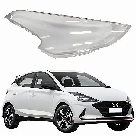 LENTE FAROL HB20 12/20 12 13 14 15 16 17 18 19 20 LADO DIREITO PASSAGEIRO 23440