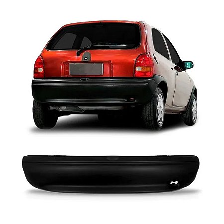 PARACHOQUE PARA-CHOQUE TRASEIRO CORSA 2P HATCH 4P 94 95 96 97 98 99 00 01 02 03 04 05 06 07 08 09 10 PRETO* 1620P