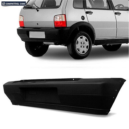 PARACHOQUE PARA-CHOQUE TRASEIRO UNO WAY 06 07 08 09 10 11 PRETO TEXTURIZADO 3241
