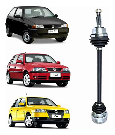 SEMI EIXO COMPLETO DE DIREÇÃO GOL 97/07 97 98 99 00 01 02 03 04 05 06 07 "REC"* AMD16546/1037