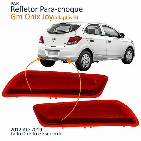 REFLETOR P/CHOQUE TRASEIRO ONIX SL/LT 13/ JOY 17 184192