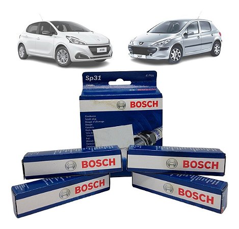 VELA IGNIÇÃO PEUGEOT 206/207/SCENIC "WEGA" BKR6ES/DR15YC VALOR UNITÁRIO