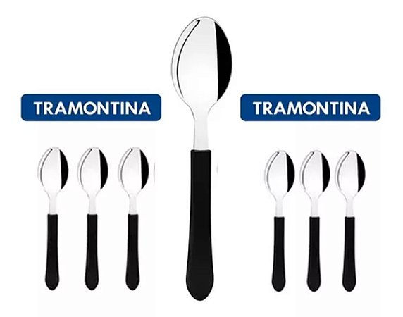 Kit Restaurante 16 Talheres Garfos Tramontina Buffet + Nota - Guligule Shop